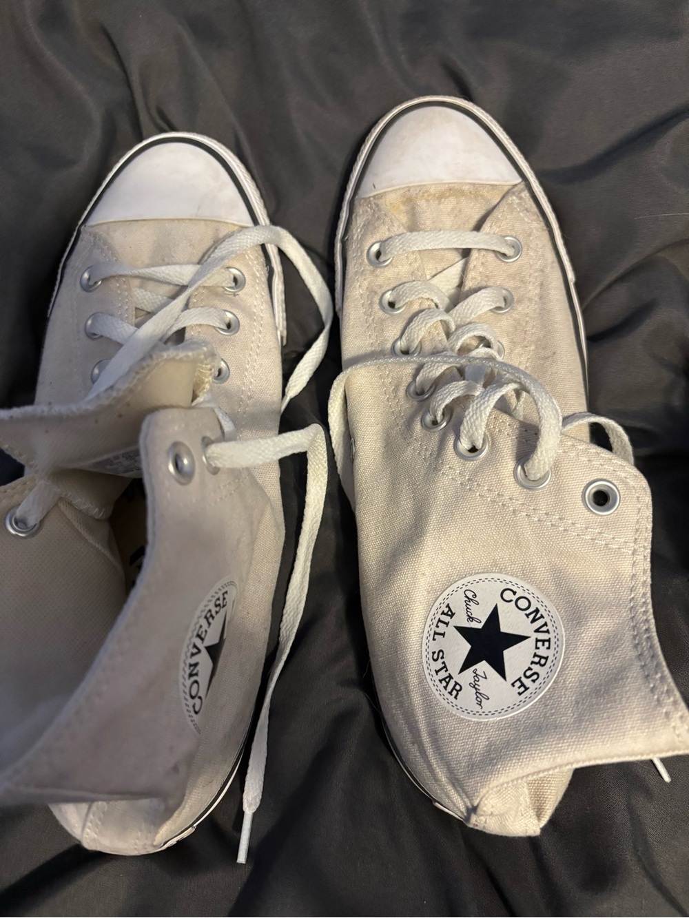 Converse High Top Sneakers - Cream